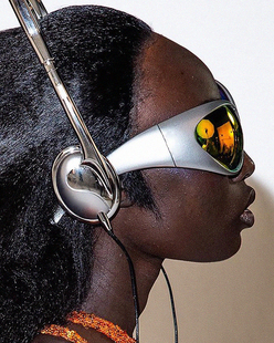 404 店前卫大框遮脸墨镜凹造型太阳眼镜防紫外线男女土酷时髦潮