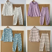 55多款 加绒冬款 图案印花软糯舒适毛毛绒家居睡衣套装 2Q1 Z26