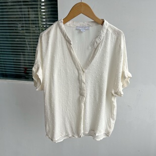 百搭舒适休闲显瘦宽松上衣Y25 T恤宽松韩版 设计感薄款 43夏季