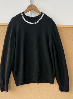 A3-169针织衫上衣老钱风高知内搭打底衫长袖圆领设计感简约Y26-2