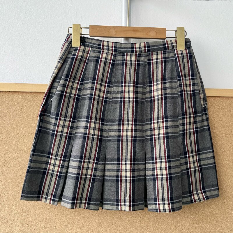 南1-73辣妹！日系英伦学院风格子半身短裙复古显瘦修身高腰Y26-2