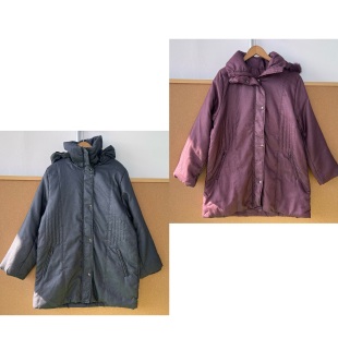 复古立领连帽口袋拉链显瘦气质舒适保暖棉服外套H25 84冬季