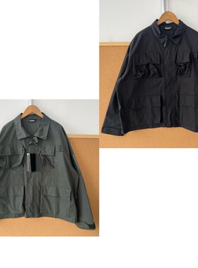 2V1-9山系户外日系多口袋短外套原宿风百搭简约休闲运动Y25-10