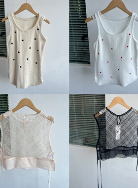 2T-17夏季多款吊带背心宽松设计感百搭休闲内搭可外穿舒适Y25-7