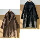 2G1 大衣外套H25 50时尚 气质立体大口袋松弛感复古翻领中长款