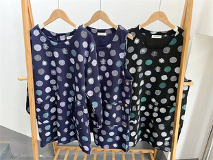 微瑕薄绒时尚 罩衣做饭衣Y12 可爱印花日系防脏围裙家务清洁长袖