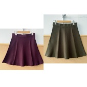 a字裙J26 西3 66简约松紧腰针织短裙高腰复古显瘦气质基础款