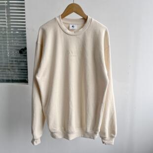 微瑕秋冬季 加绒无帽纯棉高克重卫衣圆领舒适宽松打底外套百搭Y11