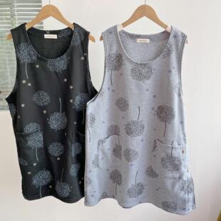 微瑕日系秋冬加绒保暖休闲做饭防脏防油干活做家务设计感罩衣Y11