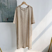 女士连衣裙宽松休闲百搭小性感J25 楼11A 1春夏镂空透视外搭薄款