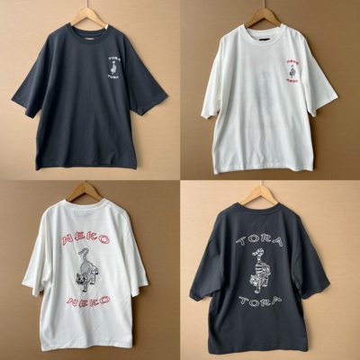 2C1-49圆领刺绣印花T恤宽松百搭潮流柔软舒适亲肤亲子款短袖Z25-8