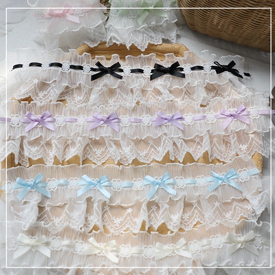 新款高品洛丽塔lolita手工diy裙摆花边蕾丝服装娃衣装饰辅料宽8cm