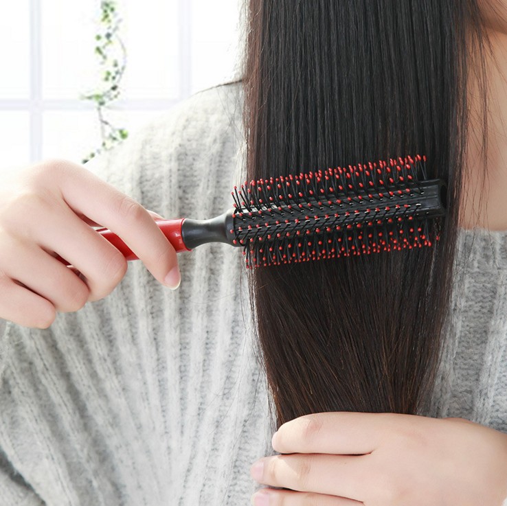 造型梳吹梳子梨花梳梳美发直发高级大板卷发滚梳圆筒专业