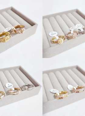 万能戒指钛钢直播热卖欧美女