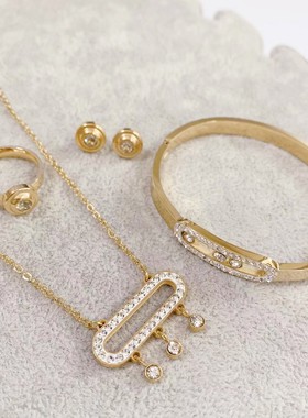 其他欧美女钛钢时尚百搭手镯流行