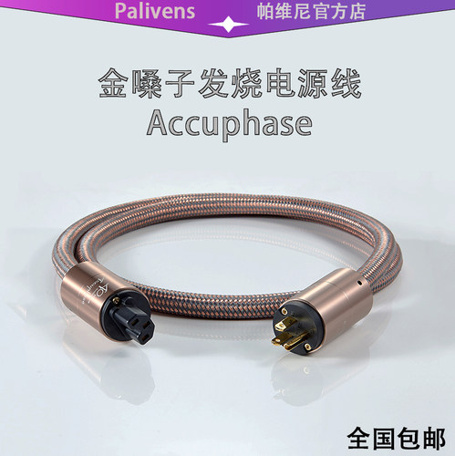 Accuphase 金嗓子40周年 hifi发烧电源线 专用Hiend音响线材 包邮