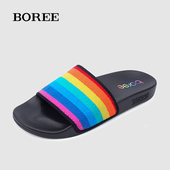 女2023夏季 新款 网红室外穿凉拖防滑时尚 宝人拖鞋 一字拖夏天韩版 潮