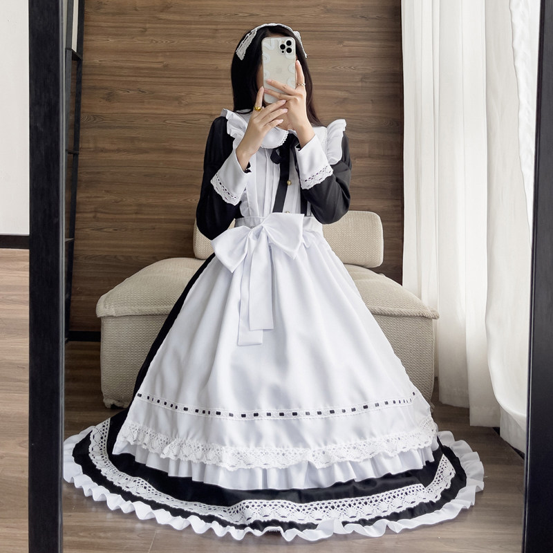 女仆装cos可爱女佣女装大佬lolita连衣裙二次元洛丽塔cosplay服装