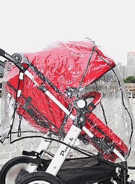 高景观婴儿推车通用防风雨罩pouch推车雨罩ibelieve爱贝丽防尘p68