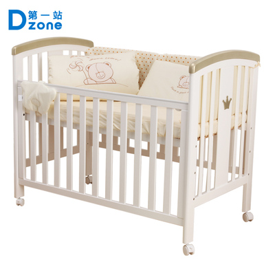 新生儿环保漆全实木第一站宝宝床
