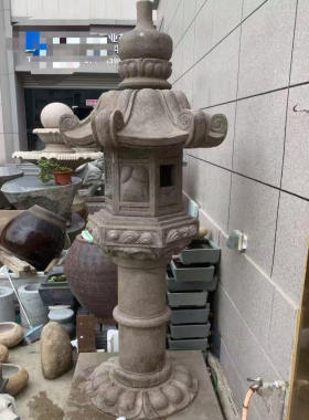 250高石灯户外庭院灯仿古灯石灯花园灯景观灯园林灯石雕灯石灯笼