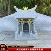 惠安户外石雕土地庙土地公土地婆石龛小庙石屋家用社公神庙神台伯