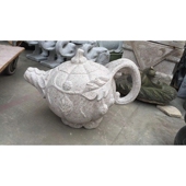 惠安60别墅庭院流水石雕喷水大茶壶招财镇宅摆件公园景观雕塑惠安