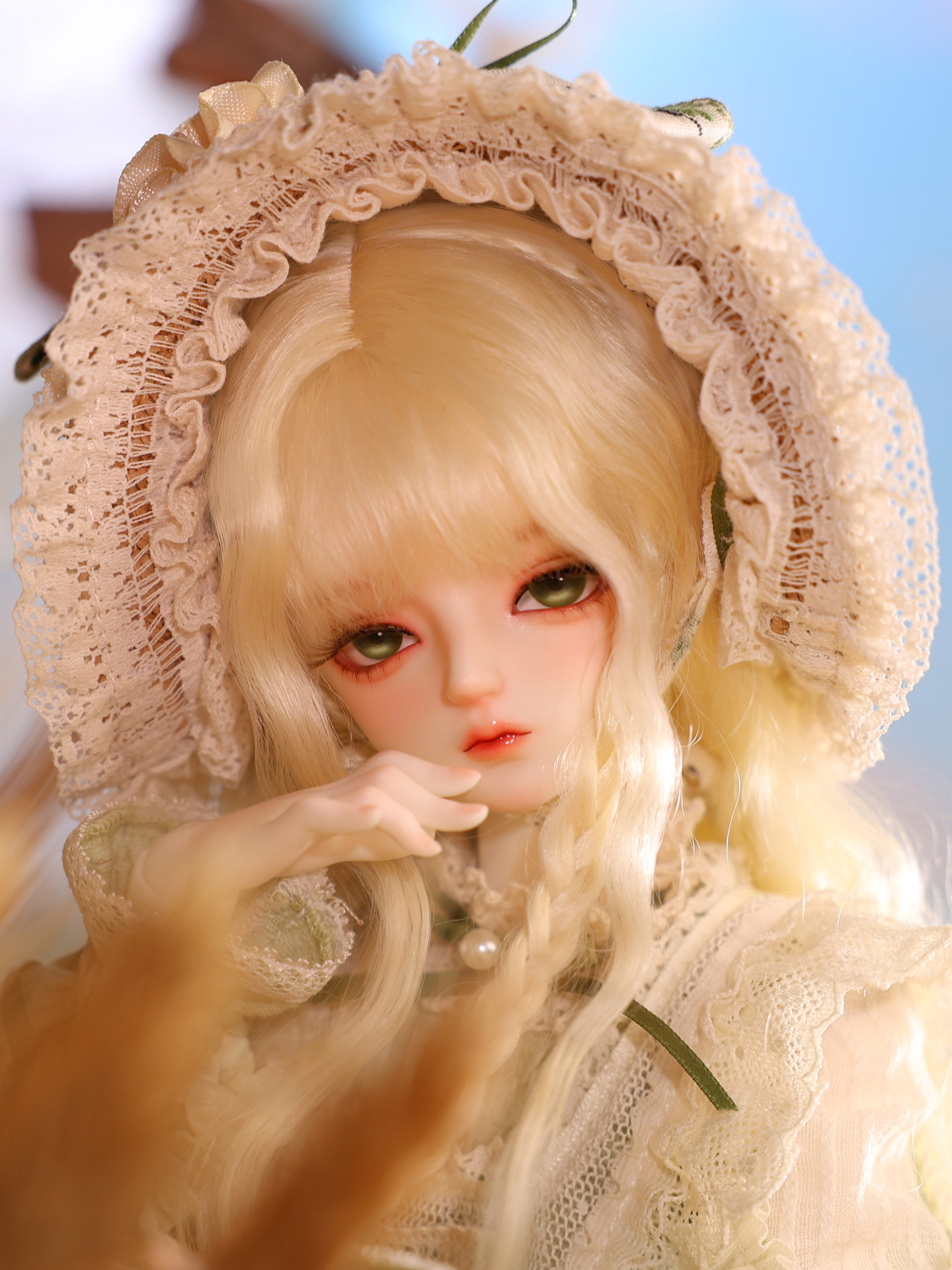 Драгоценный камень благородная кукла пшеничное поле шепчущее 4 очка BJD девочка Энни 45 см полный набор кукол pastoral trend play Изображение 1