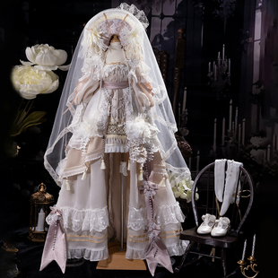 后花园 帝政风洋服套装 4分BJD安娜 官服套装 GEM 花落之时 莫奈