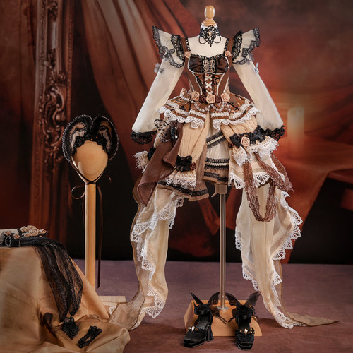 莫奈的后花园 4分bjd娃衣 枯叶蝶 茉伊拉 官服  废土欧风