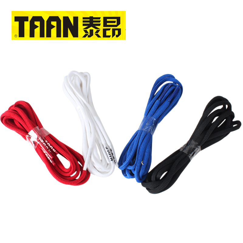 泰昂鞋带圆运动鞋篮球鞋休闲板鞋网球鞋鞋带红色黑色蓝色白色鞋带