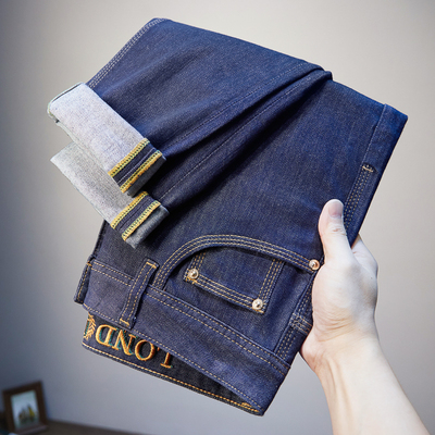 2025新款牛仔裤男款潮流刺绣