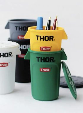 thor多肉花盆桌面垃圾桶ins笔筒