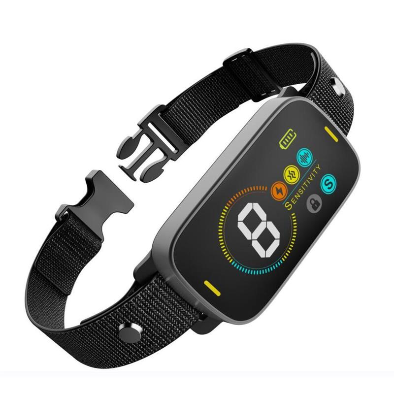 超声波自动电击警告震动止吠器宠物用品狗狗训练器跨境亚马逊2023