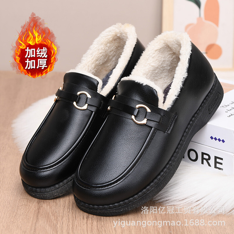 冬季棉鞋女士棉鞋中老年妈妈鞋老北京防滑耐磨时尚休闲老北京女鞋
