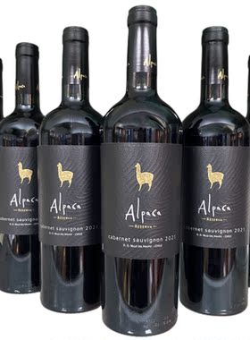 珍藏级赤霞珠ALPACA金羊驼红酒