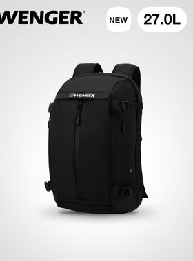 瑞士军刀WENGER威戈背包男双肩包大容量电脑包简约日常通勤背包