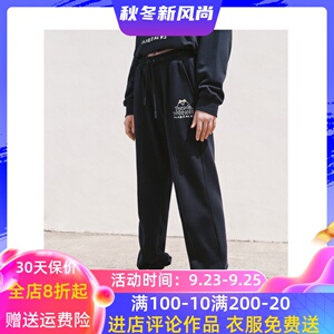 TeenieWeenie小熊2023早秋新款休闲卫裤长裤子女TTTM233802L