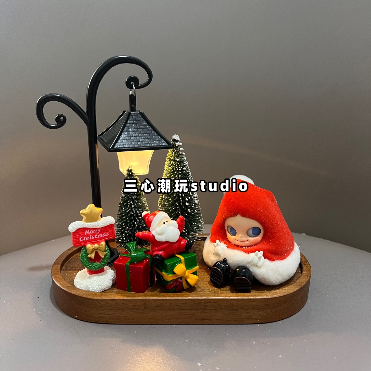 盲盒圣诞diy收纳展示摆件