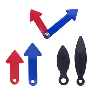 塑料指针儿童启蒙玩具拨动的环保柳钉固定教学钟针