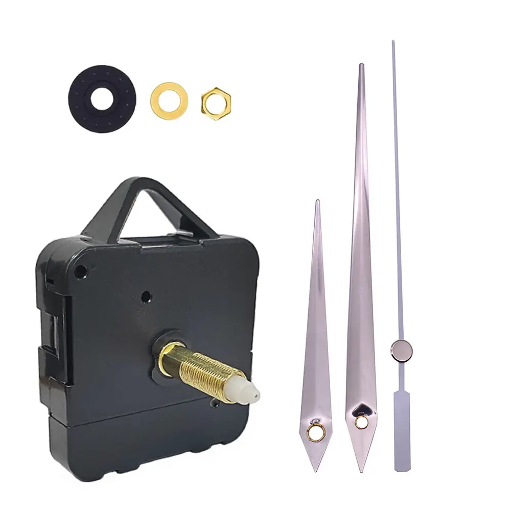 新品32mm长轴挂钩机芯指针石英钟机芯带塑胶挂勾钟表配件