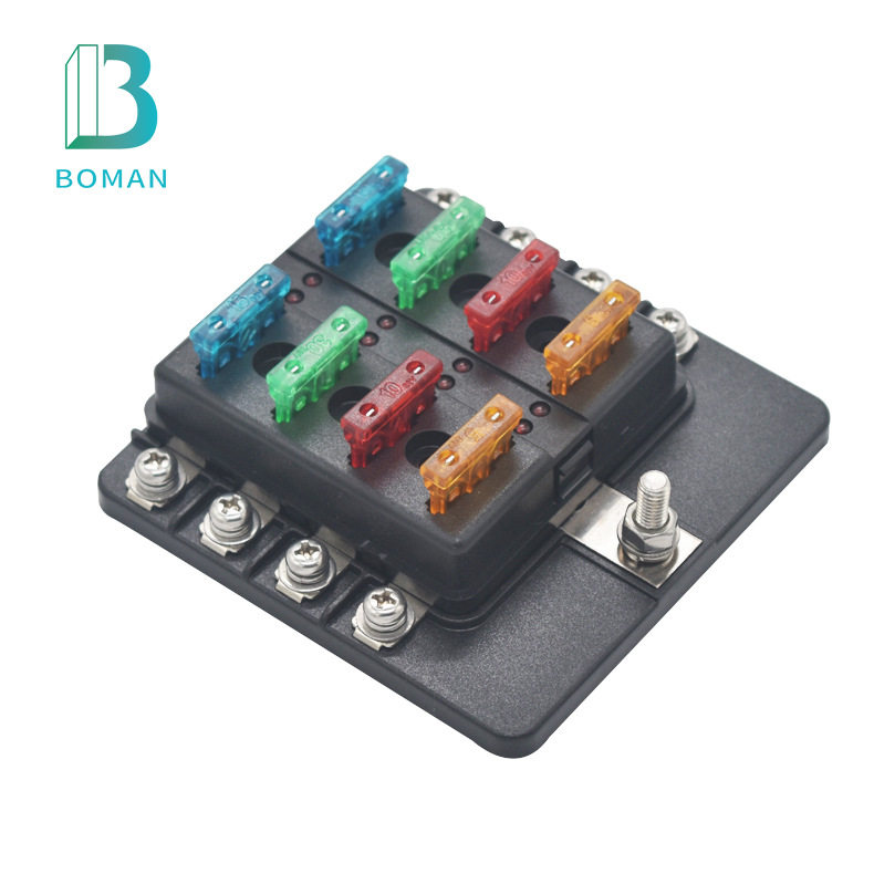 汽车8路保险丝座车船改装多路盒