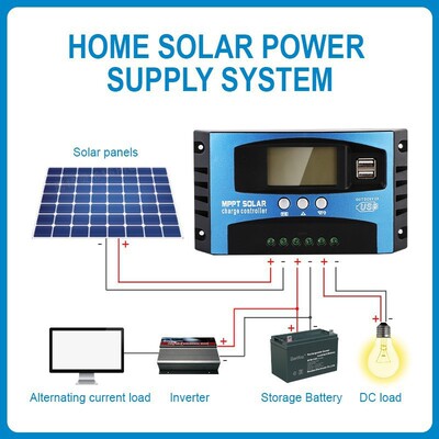 跨境MPPT控制器太阳能板12V24V