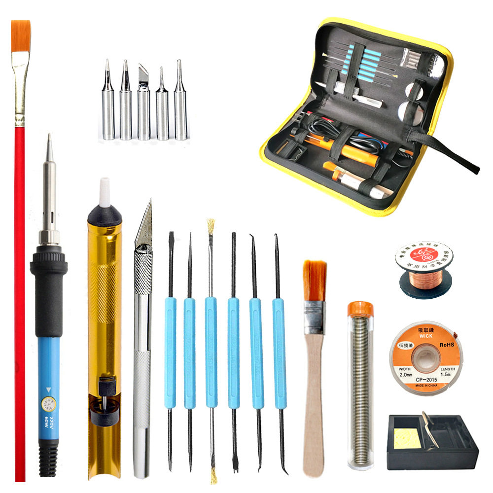 60w电烙铁工具包 电路板维修套装跨境电商电烙铁爆款 电烙铁套装