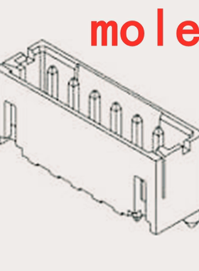 Molex正品线对板 533240560/53324-0560黄铜镀锡2.0间距9P插座头