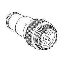 1300390370 5P圆形连接器,耦合类型:外螺纹
36.287/g