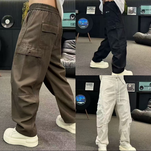 个性极简复古纯色长裤秋季休闲裤