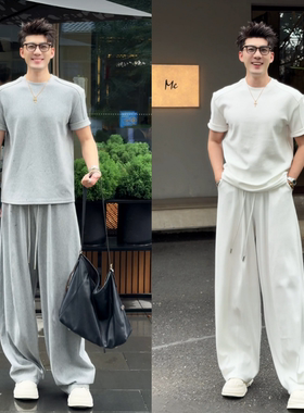 松弛慵懒感男士休闲时尚舒适套装