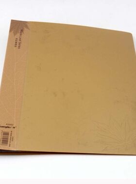 秋韵枫叶系列20页A4资料册广博3052插页文件册资料夹学生试卷夹