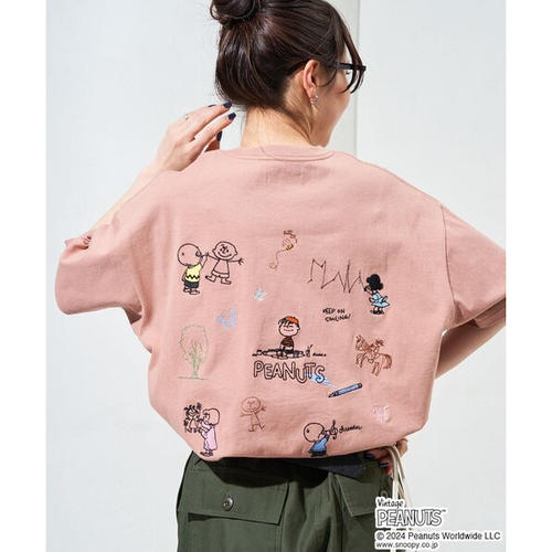 FS联名款 外贸出口日本原单尾货卡通涂鸦图案 宽松版圆领短袖T恤